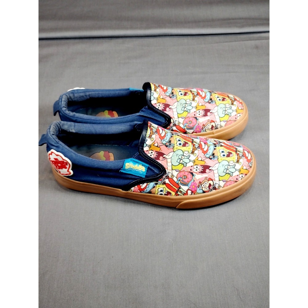 Ground Up SpongeBob SquarePants Unisex 8.5 Nickelodeon Gang Graphic Slip On Shoe